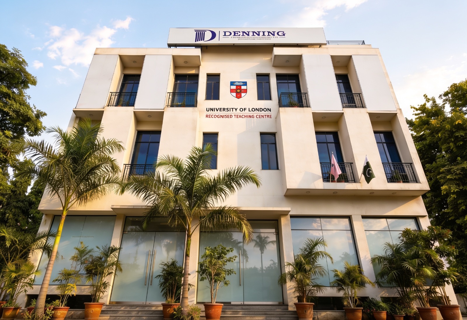 The Denning campus building in Islamabad